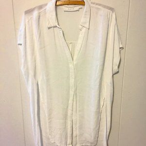 ASTR White Button Down Blouse